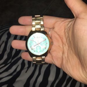 Rose Gold Fossil Watch