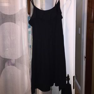 Black dress cotton dress