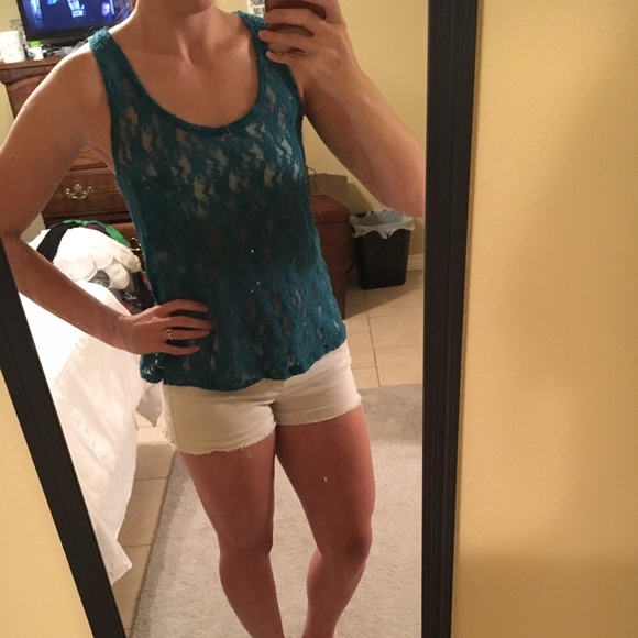 Lace tank top
