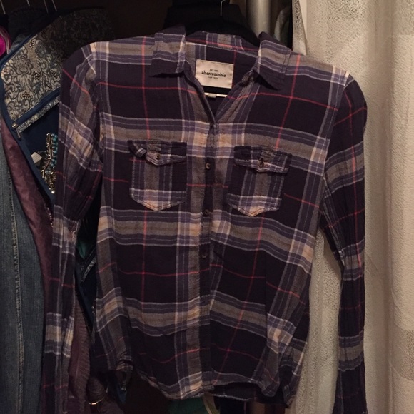 Girls Abercrombie flannel