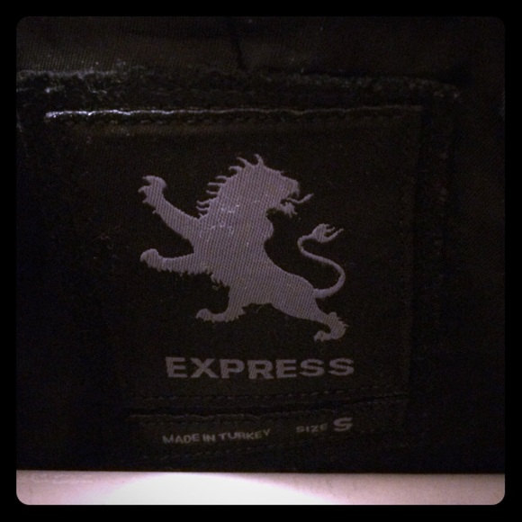 Express Men's long pea coat.