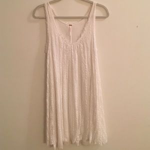 Free People white lace dress