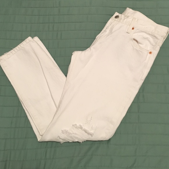 White Levi 501 CT