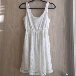 Cream lace dress
