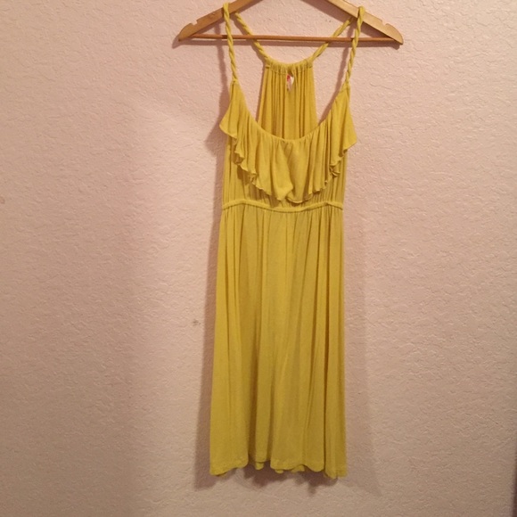 Yellow summer dress