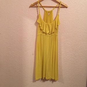 Yellow summer dress