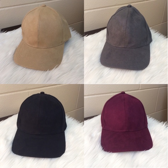 Tan Vegan Suede Baseball Cap - Picture 3 of 3