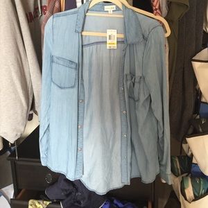 Jean shirt/cardigan