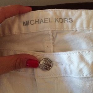 White Michael Kors capri jeans! So cute!!