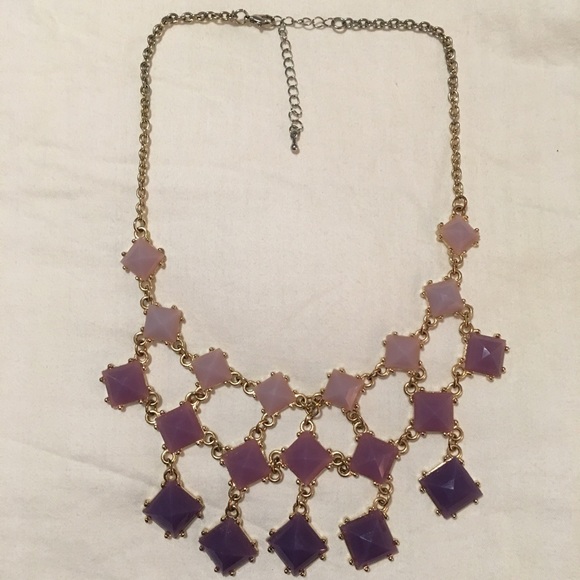 Ombré purple necklace