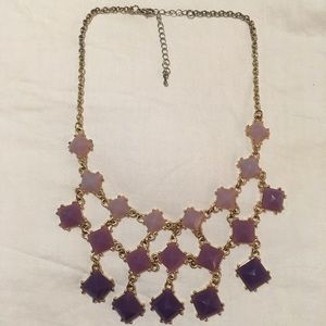 Ombré purple necklace