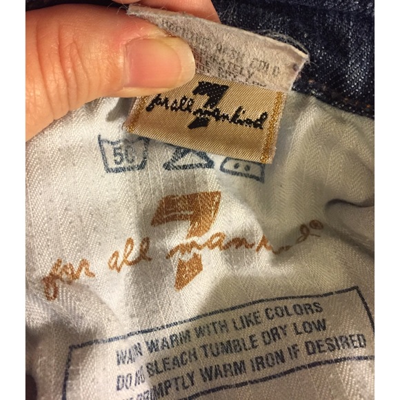 7 For All Mankind Jeans - 7 For All Mankind. Boot cut. Inseam 30 inches 7 For All Mankind Jeans - 7 For All Mankind. Boot cut. Inseam 30 inches