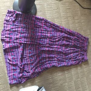 long bohemian maxi skirt