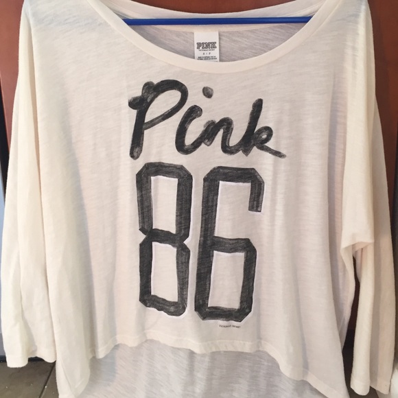 Flowy cream colored shirt (pink brand)