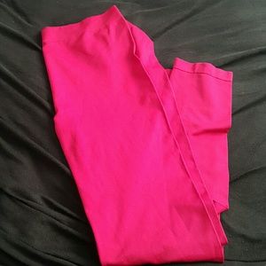 Hot pink leggings