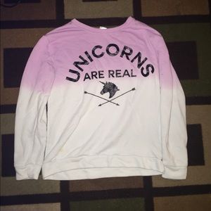 Ombré sweater, small but fits mediums