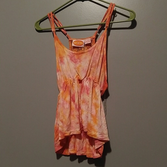 Orange tank top