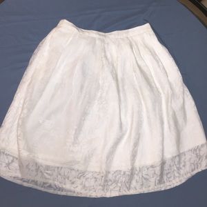 J crew a line pleated skirt