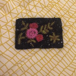 Beaded change purse