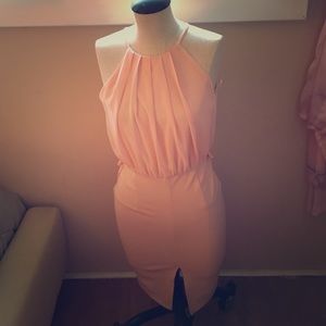 Pastel pink dress