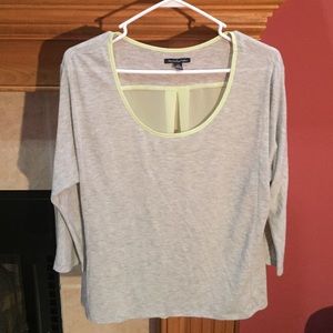 American Eagle 3/4 Length Sleeve Top/ Size: L