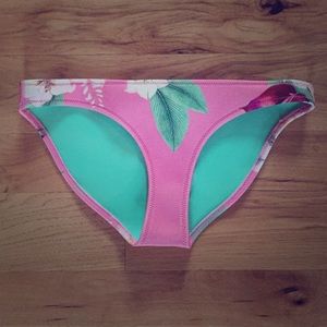 Triangl swim bottoms-Confetti Garden Pink Posie