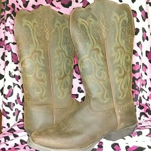 Justin Cowgirl boots.