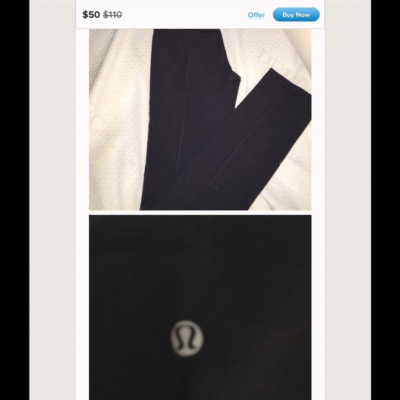 ISO lululemon full length black lengings size 6