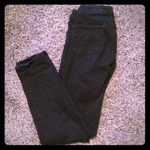 Black American Eagle Skinny Jeans