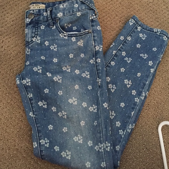 Free People Denim - Free people flower jeans