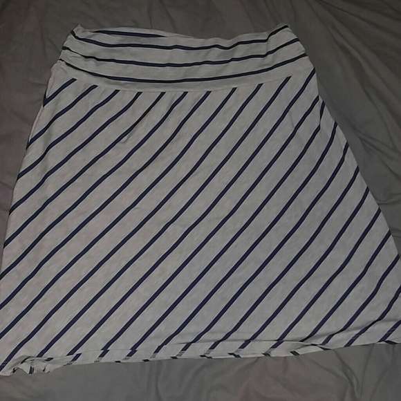 Grey and blue skirt