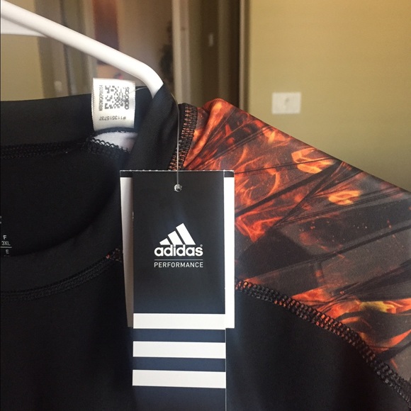 Adidas TechFit Climalite Fire (NOT IN STORES) - Picture 2 of 3