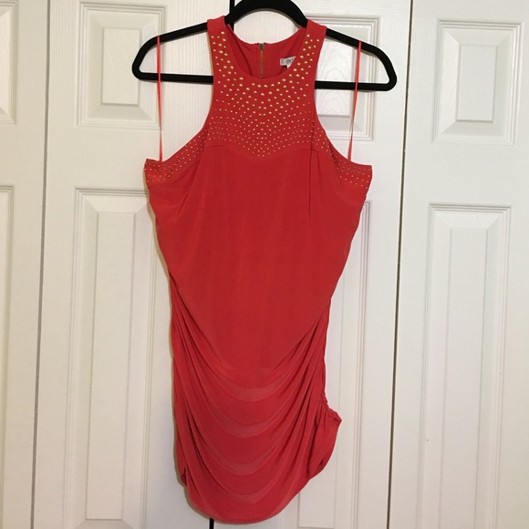 Cache spandex blouse.