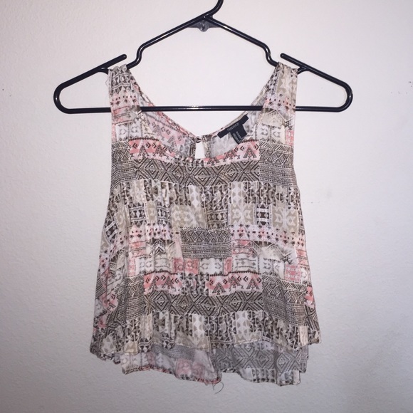 Tribal print tank top