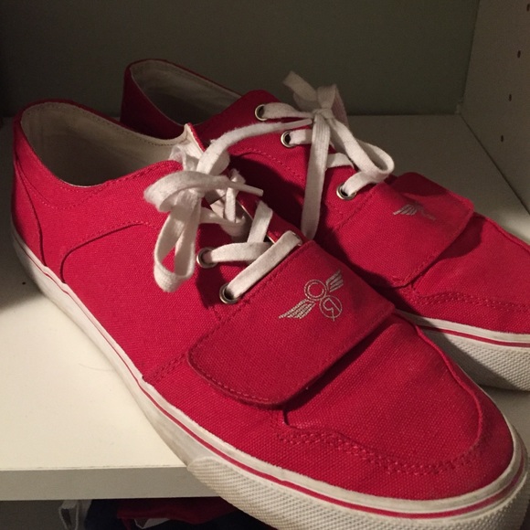 creative recreation red shoes