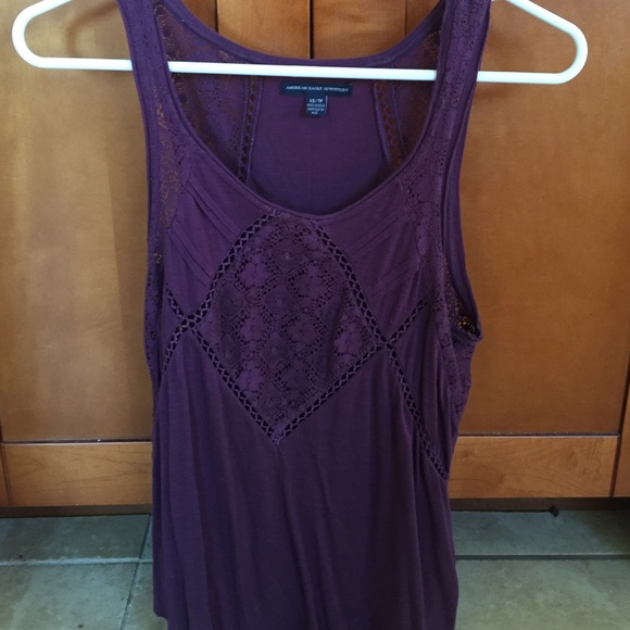 Dark purple American Eagle tank