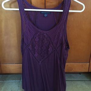 Dark purple American Eagle tank