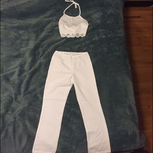 MATCHING SET (crop top w/ matching pants)