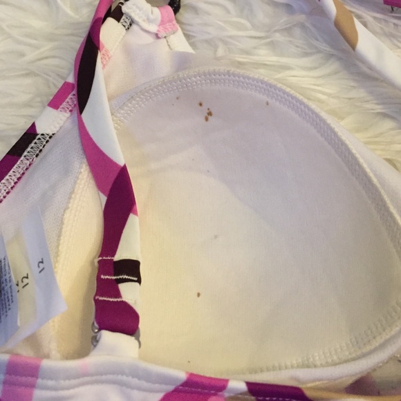 Jantzen Tankini Top 12 Brown Purple NWT - Picture 3 of 4