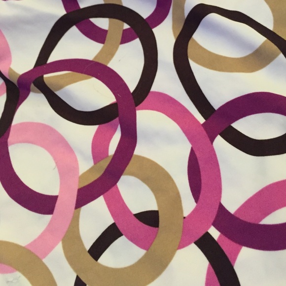 Jantzen Tankini Top 12 Brown Purple NWT - Picture 4 of 4