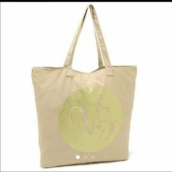 VICTORIAS SECRET CANVAS TOTE