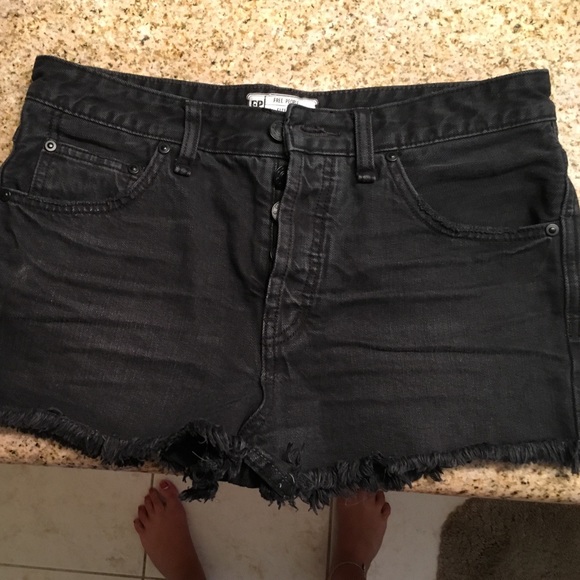 Free People Black Cutoffs BRAND NEW