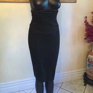 Black Corset pencil skirt