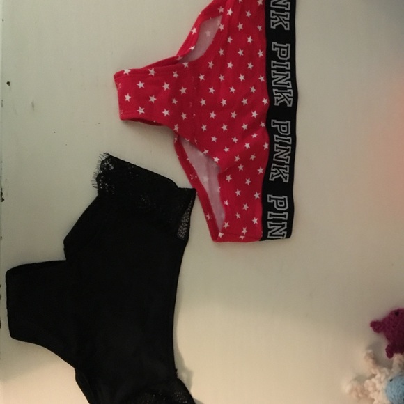 NWT 2 pairs of vs pink panties - Picture 1 of 4