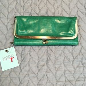 Hobo Rachel Wallet in peacock green-brand new
