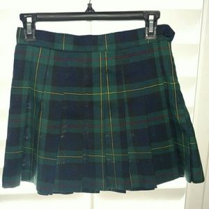 Plaid Tennis Skirt.