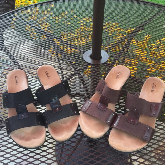 2 pairs of Clark Sandals