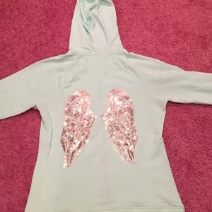 Victoria's Secret Angel Wing zip up hoodie