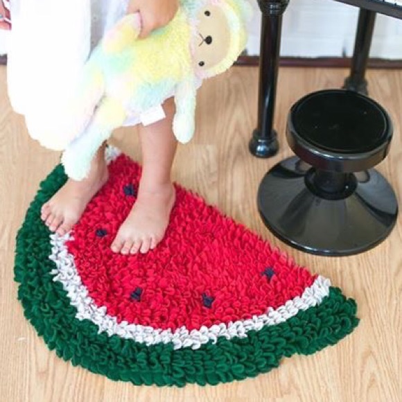 Cute watermelon area rug