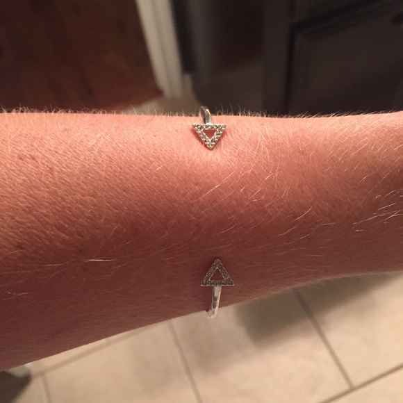 Stella Dot pave arrow cuff